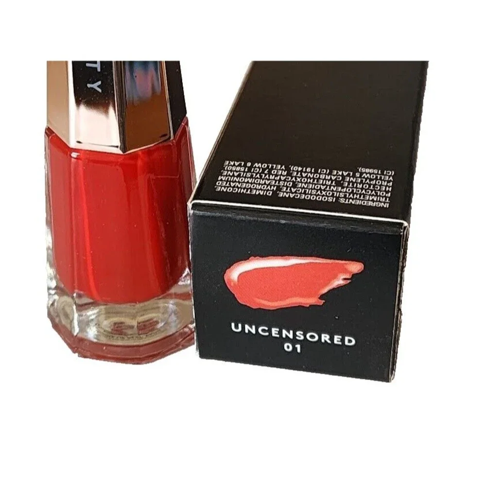 Fenty Beauty Rihanna Stunna Lip Paint Longwear Fluid Lip Color 01 Uncensored NIB